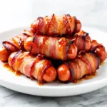 bacon wrapped smokies - featured image