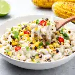 charred street corn pasta salad - featured image