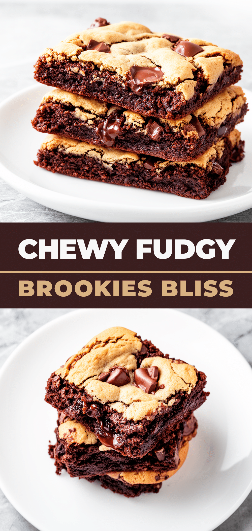 Chewy Brookies Recipe Easy Fudgy Brownie Base with Crisp Cookie Top 5 chewy brookies recipe recipe