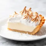 coconut cream pie with toasted meringue - featured image