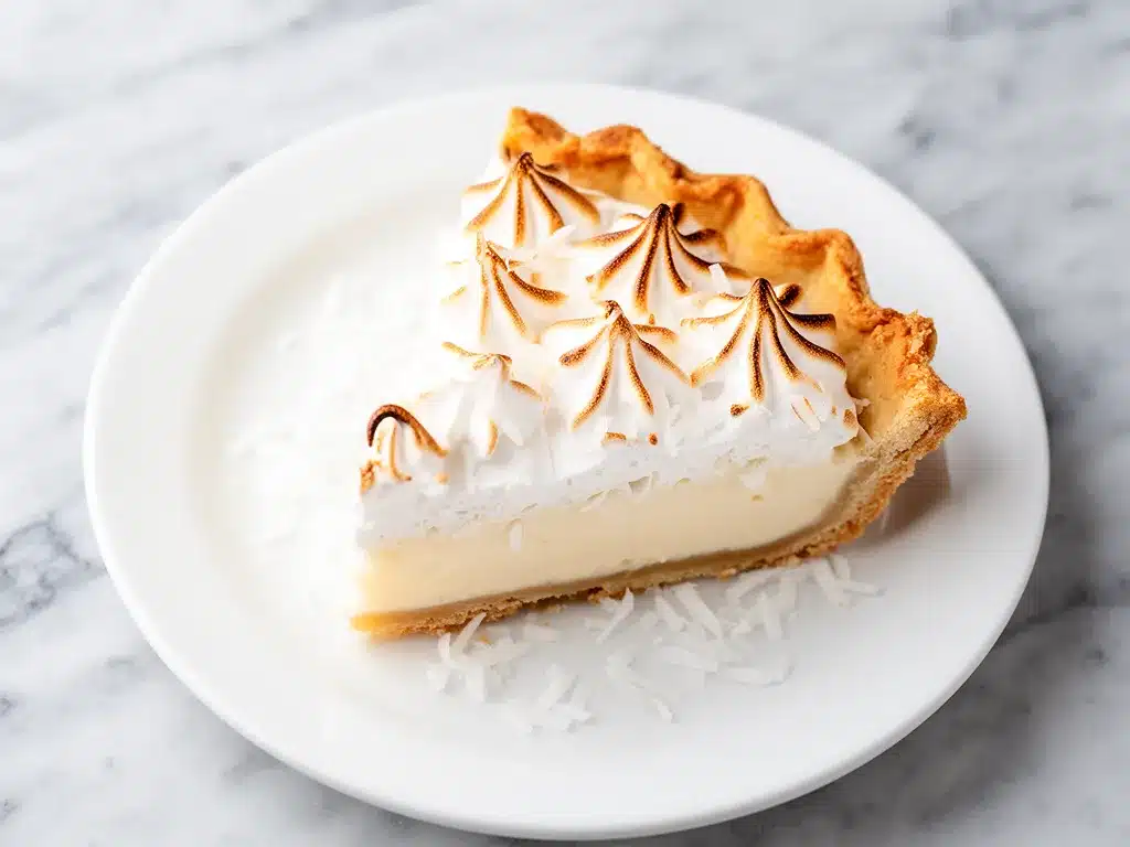 Coconut Cream Pie with Toasted Meringue Recipe Everyone Loves to Make 4 coconut cream pie with toasted meringue preparation steps
