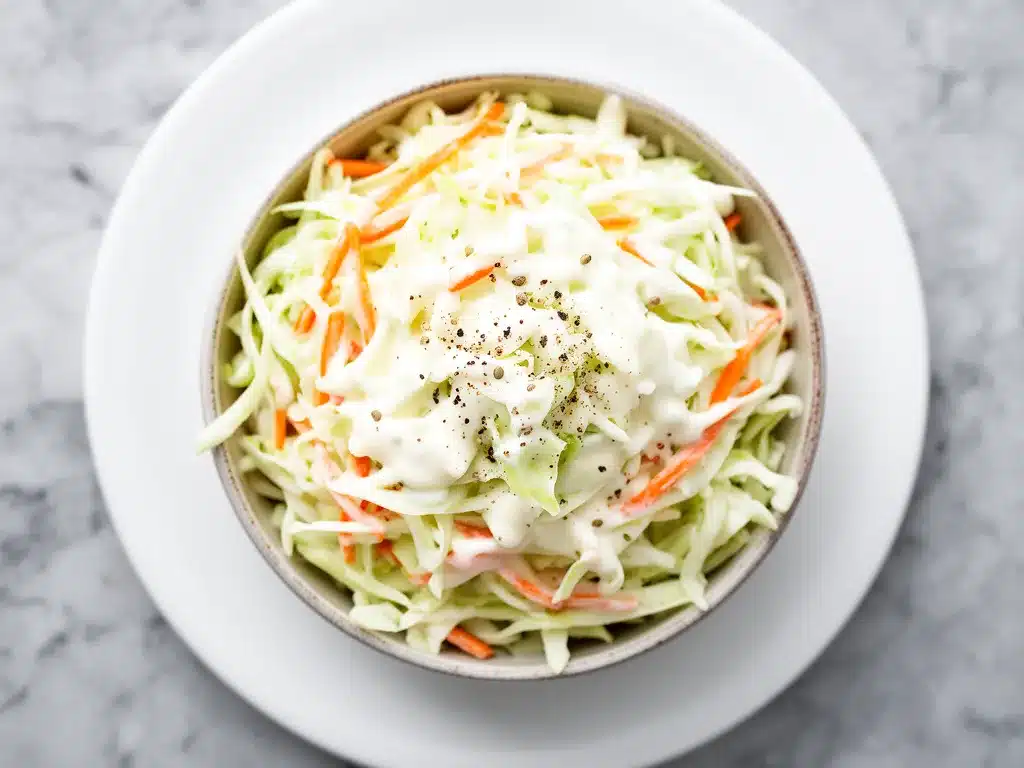 Creamy Coleslaw with Tangy Dressing: 5 Easy Slaw Recipe 4 creamy coleslaw with tangy dressing preparation steps
