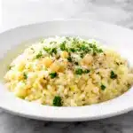 creamy garlic butter rice - featured image