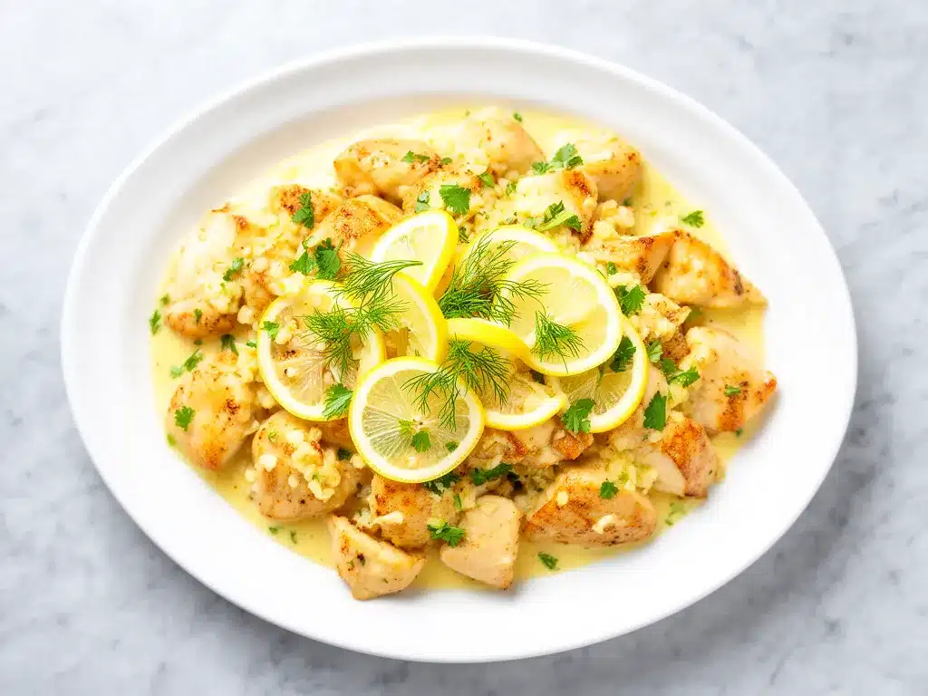 Creamy Lemon Garlic Chicken: Easy 30-Minute Weeknight Meal 4 creamy lemon garlic chicken preparation steps