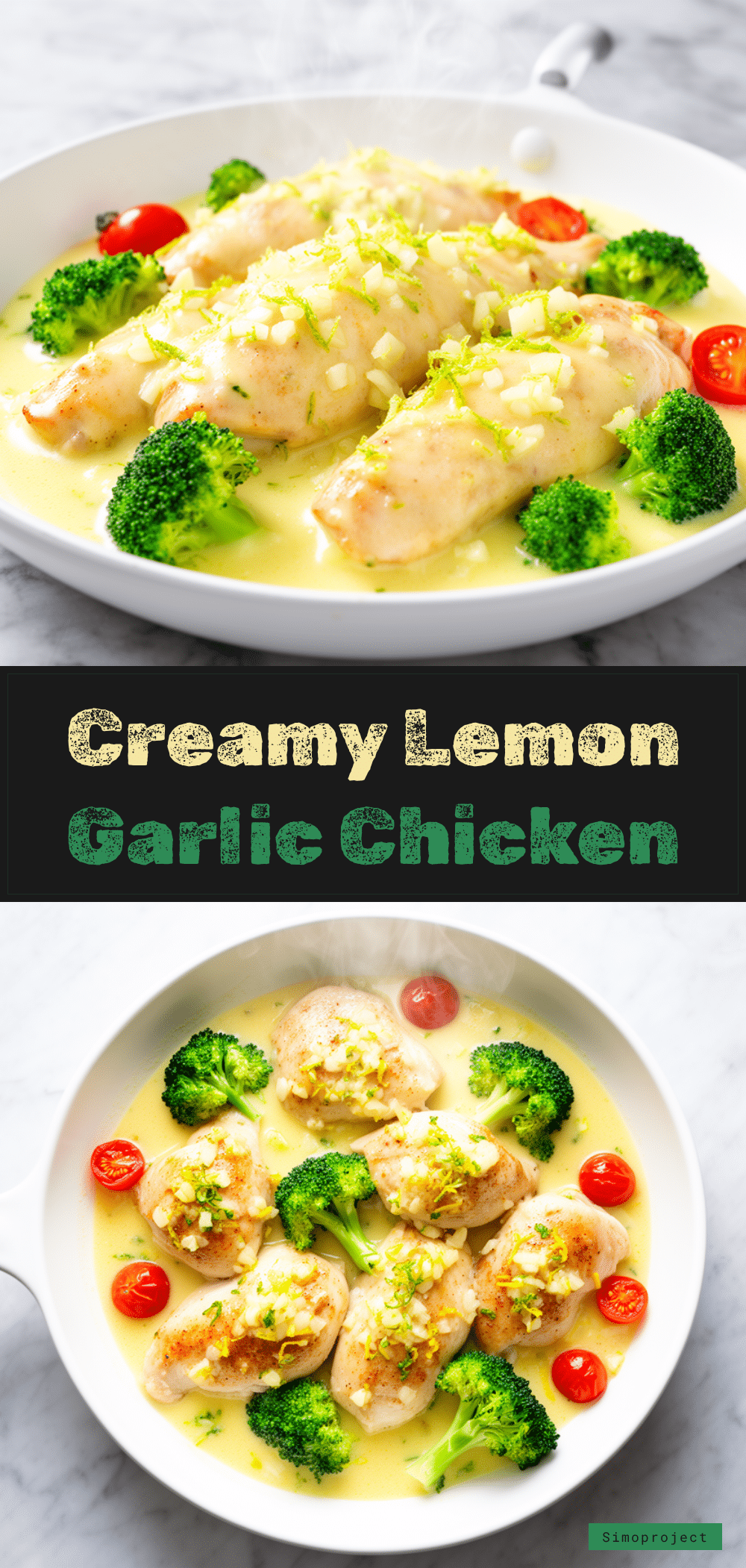 Creamy Lemon Garlic Chicken: Best One Pan Easy Weeknight Dinners 5 creamy lemon garlic chicken recipe