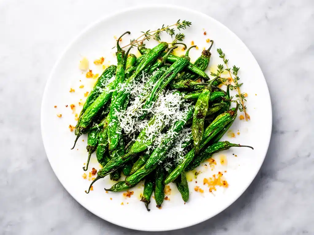 Crispy Air Fryer Green Beans with Parmesan: 5-Min Easy Recipe 4 crispy air fryer green beans with parmesan preparation steps