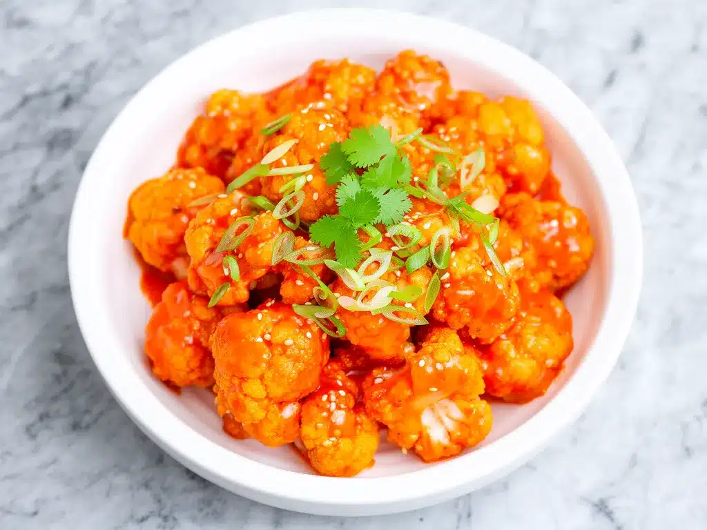 Crispy Bang Bang Cauliflower Bites: Easy Air Fryer Recipe 4 Crispy Bang Bang Cauliflower Bites preparation steps