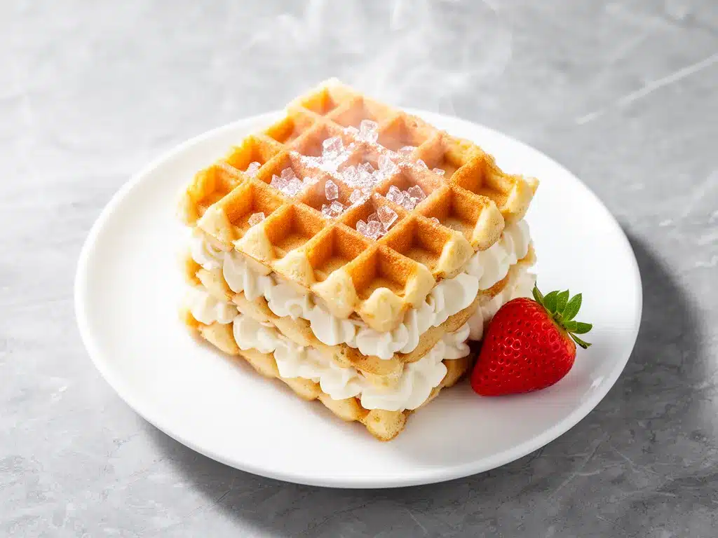 Crispy Belgian Waffles: 5-Step Weekend Brunch Recipe 4 Crispy Belgian Waffles preparation steps