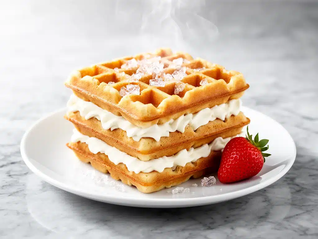 Crispy Belgian Waffles - featured image