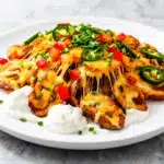 crispy loaded potato skins - featured image