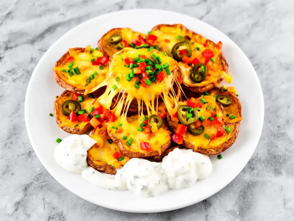 Crispy Loaded Potato Skins: Easy Appetizer 4 crispy loaded potato skins preparation steps