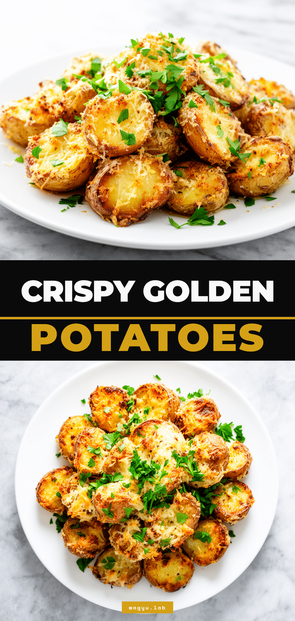 Crispy Parmesan Roasted Potatoes: 4-Ingredient Easy Side 5 crispy parmesan roasted potatoes recipe