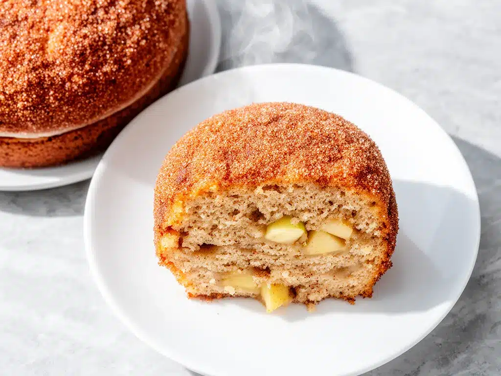 Fall Apple Cider Doughnut Cake Recipe Easy Cinnamon Sugar Crust You’ll Love 4 fall apple cider doughnut cake preparation steps