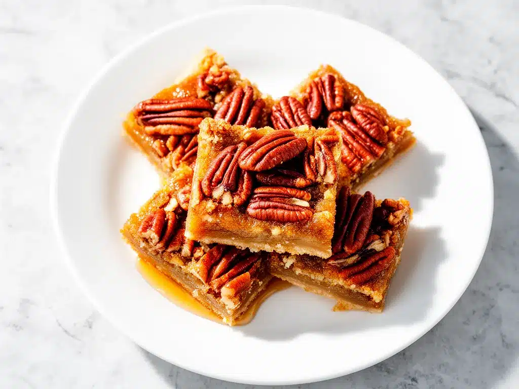 Fall Brown Butter Maple Pecan Pie Bars Easy Recipe with Simple Ingredients 4 fall brown butter maple pecan pie bars preparation steps