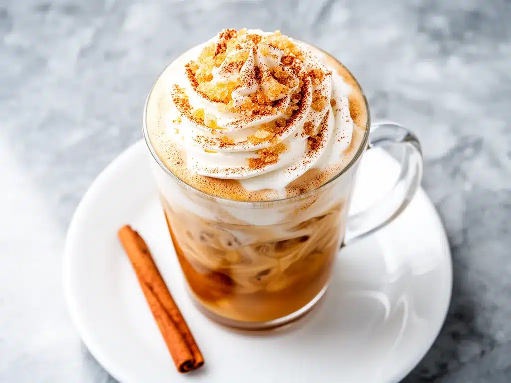 Fall Brown Sugar Cinnamon Chai Latte Recipe Easy Homemade Chai Latte with Simple Ingredients 4 fall brown sugar cinnamon chai latte preparation steps