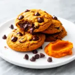fall pumpkin chocolate chip cookies - featured image