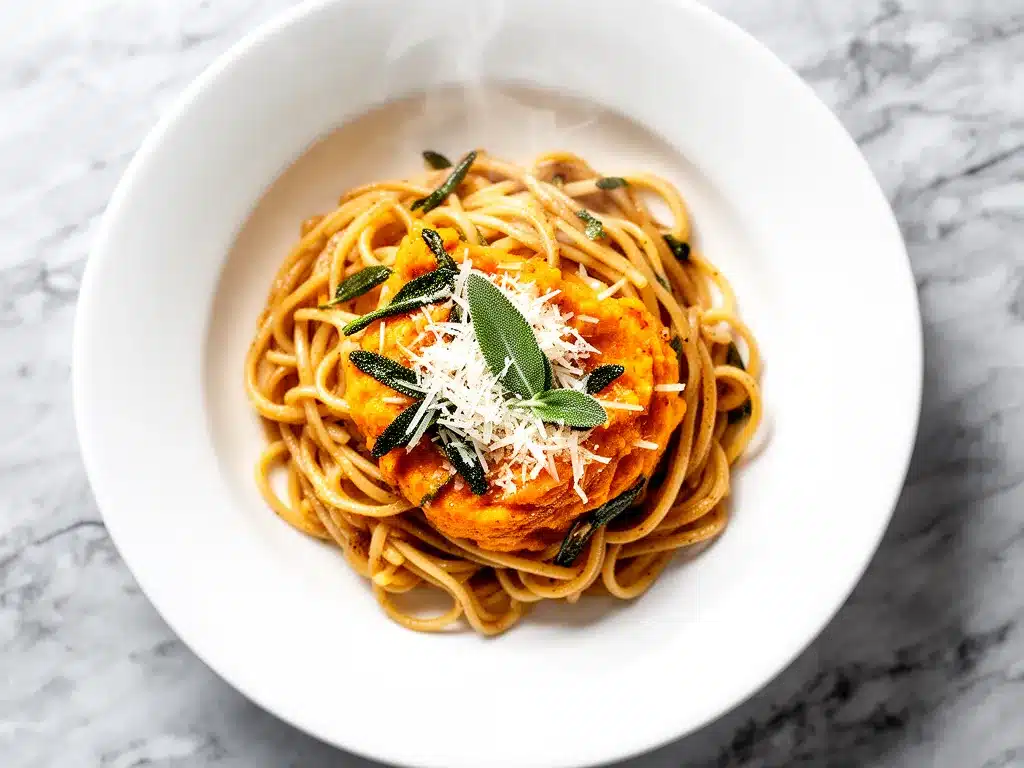 Fall Pumpkin Sage Brown Butter Pasta Recipe Easy Family Craving Dinner 4 Fall Pumpkin Sage Brown Butter Pasta preparation steps