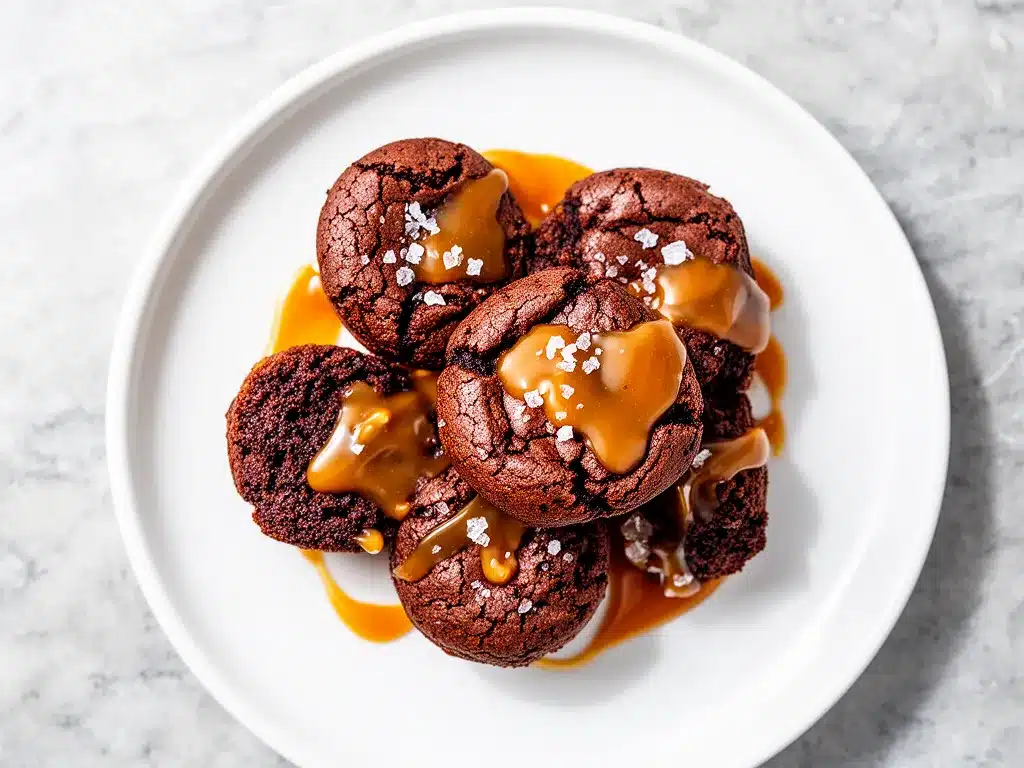 Fudgy Salted Caramel Brownie Bites Easy Recipe Youll Make Again and Again 4 fudgy salted caramel brownie bites preparation steps