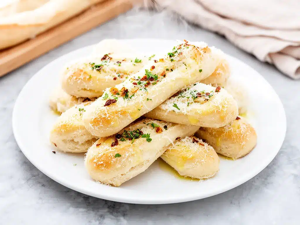 Garlic Parmesan Soft Breadsticks: Best Homemade Recipe 4 Garlic Parmesan Soft Breadsticks preparation steps