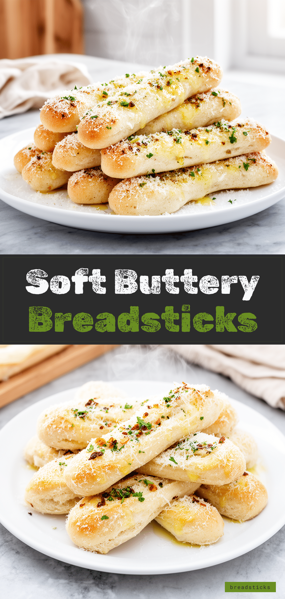 Garlic Parmesan Soft Breadsticks: Best Homemade Recipe 5 Garlic Parmesan Soft Breadsticks recipe