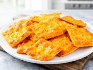 homemade cheese crackers - featured image