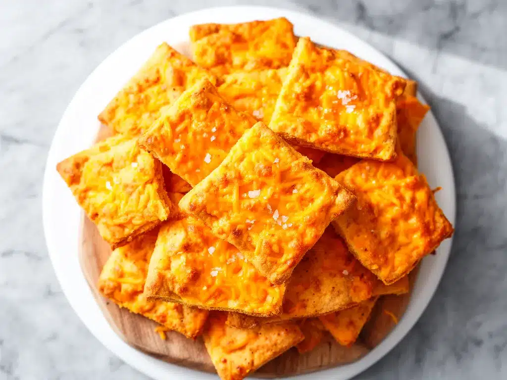 Homemade Cheese Crackers: 4 Ingredients 4 homemade cheese crackers preparation steps