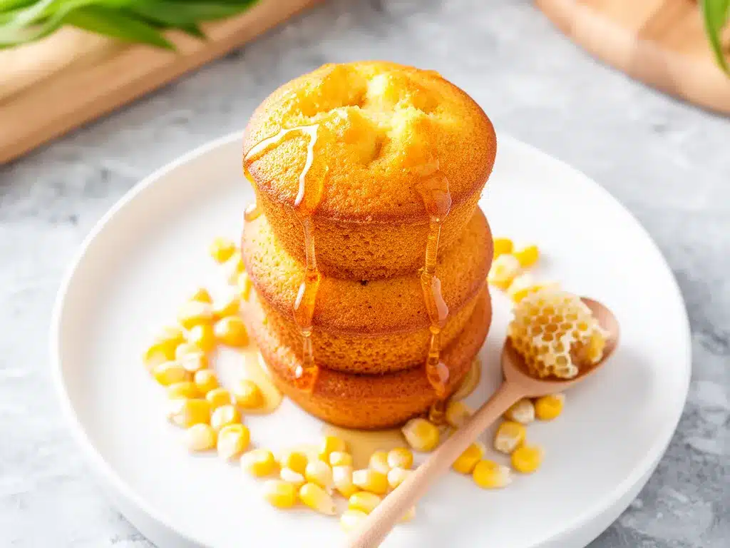 Honey Cornbread Muffins: 3-Ingredient Easy Recipe 4 honey cornbread muffins preparation steps