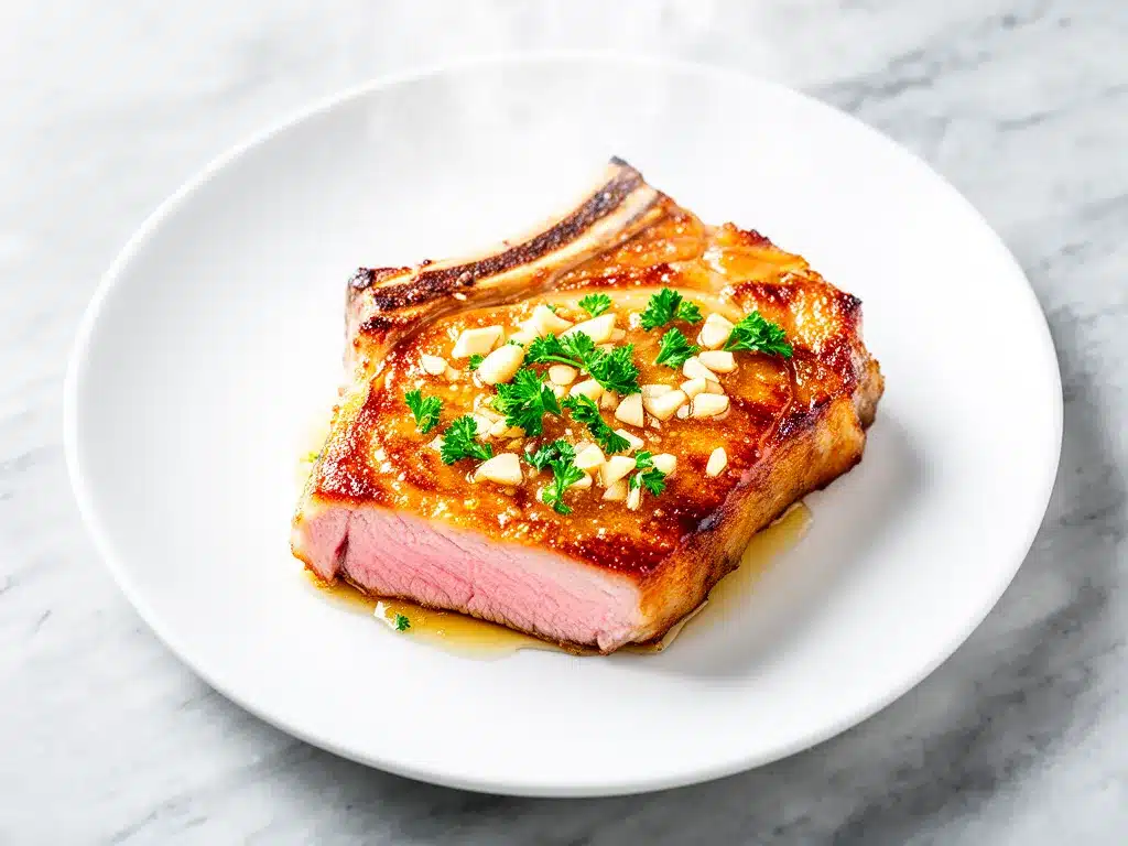 Juicy Honey Garlic Butter Pork Chops: Easy 15-Minute Dinner 4 honey garlic butter pork chops preparation steps