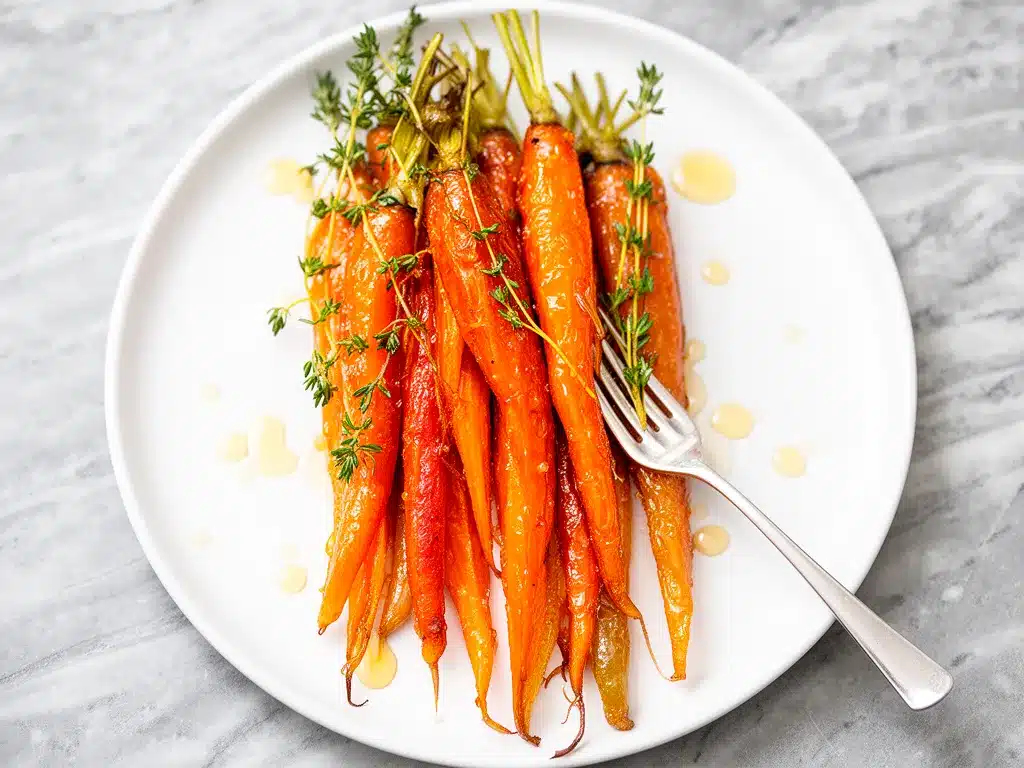 Honey Roasted Carrots with Thyme: 5-Step Holiday Side 4 honey roasted carrots with thyme preparation steps