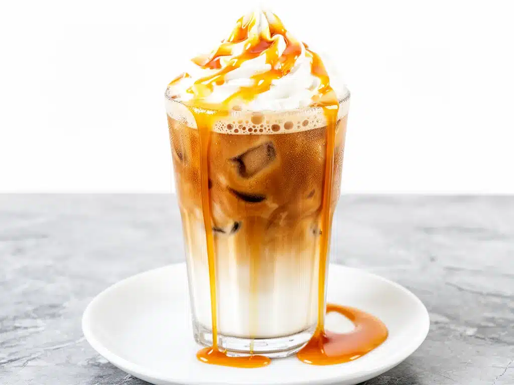 iced caramel macchiato recipe - featured image