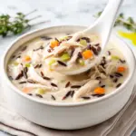 Instant Pot chicken and wild rice soup - featured image