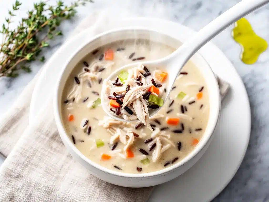 Instant Pot Chicken and Wild Rice Soup: Easy Creamy Family Favorite 4 Instant Pot chicken and wild rice soup preparation steps