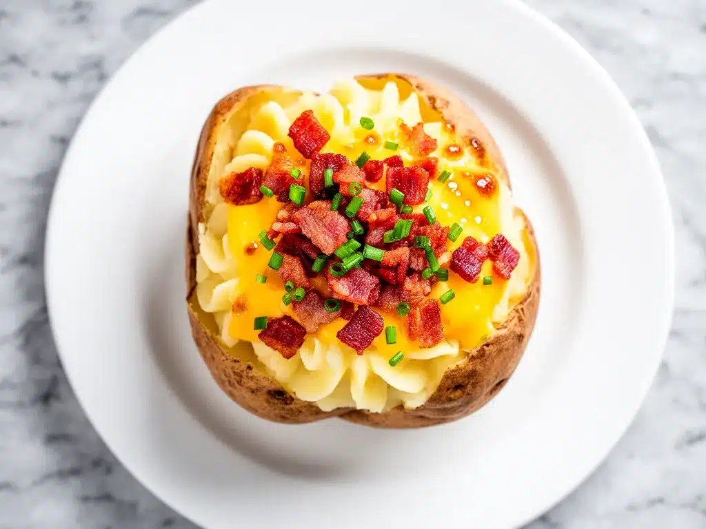 Loaded Bacon Cheddar Twice-Baked Potatoes: 5 Best Easy Recipes 4 loaded bacon cheddar twice-baked potatoes preparation steps