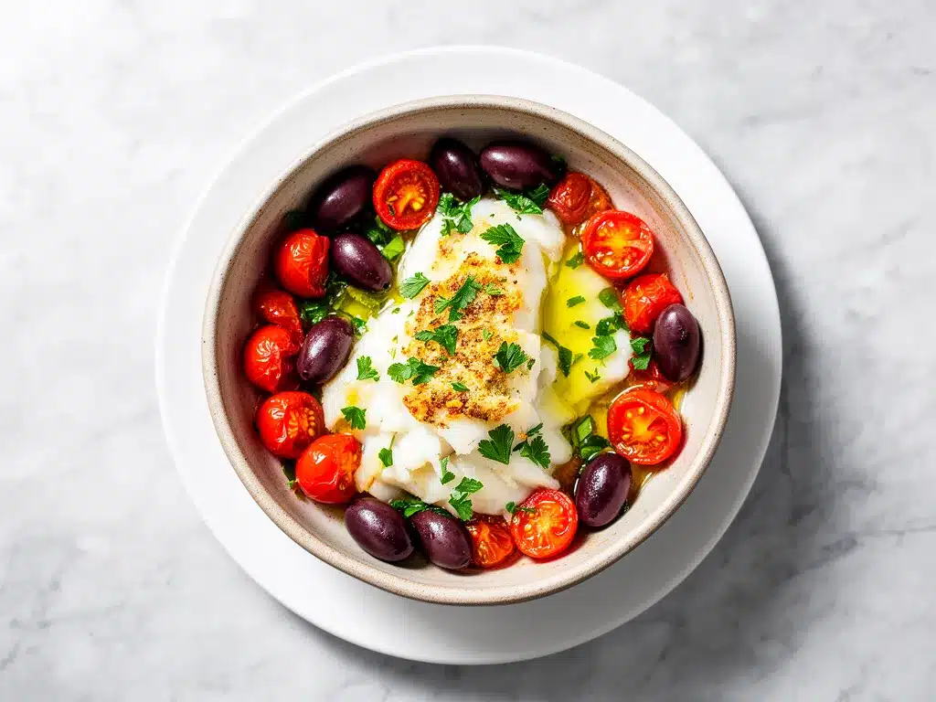 Mediterranean Baked Cod: Easy 30-Minute Healthy Recipe 4 Mediterranean Baked Cod preparation steps