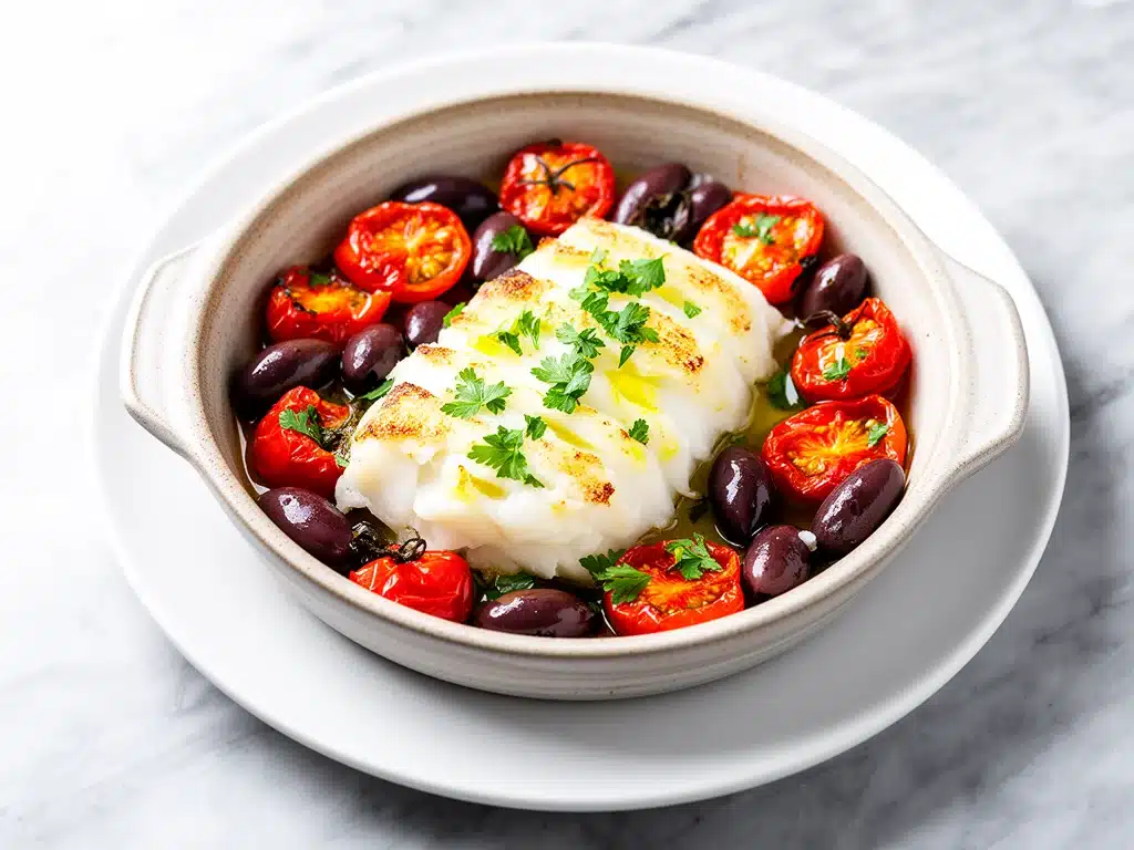 Mediterranean Baked Cod - featured image