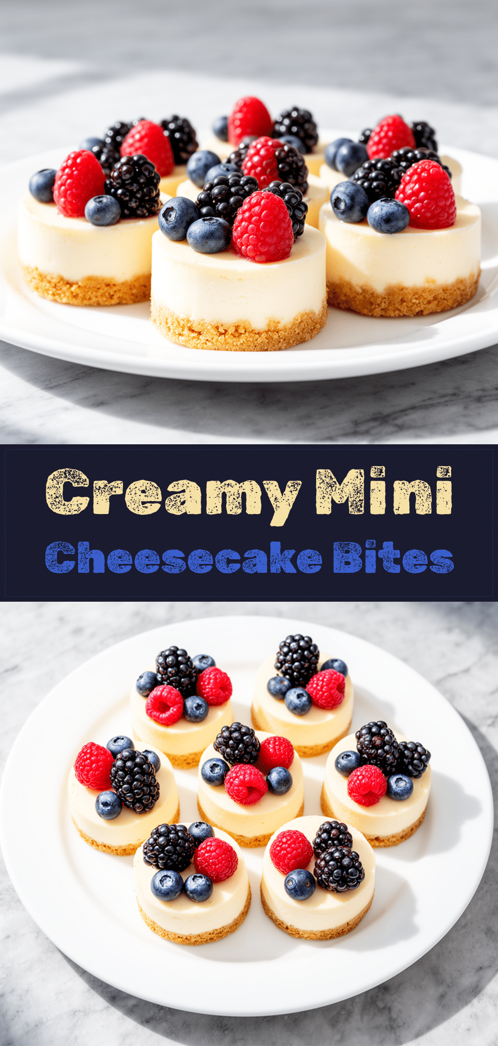 Mini Cheesecake Bites with Berry Topping Easy Homemade Recipe Your Family Will Crave 5 mini cheesecake bites with berry topping recipe