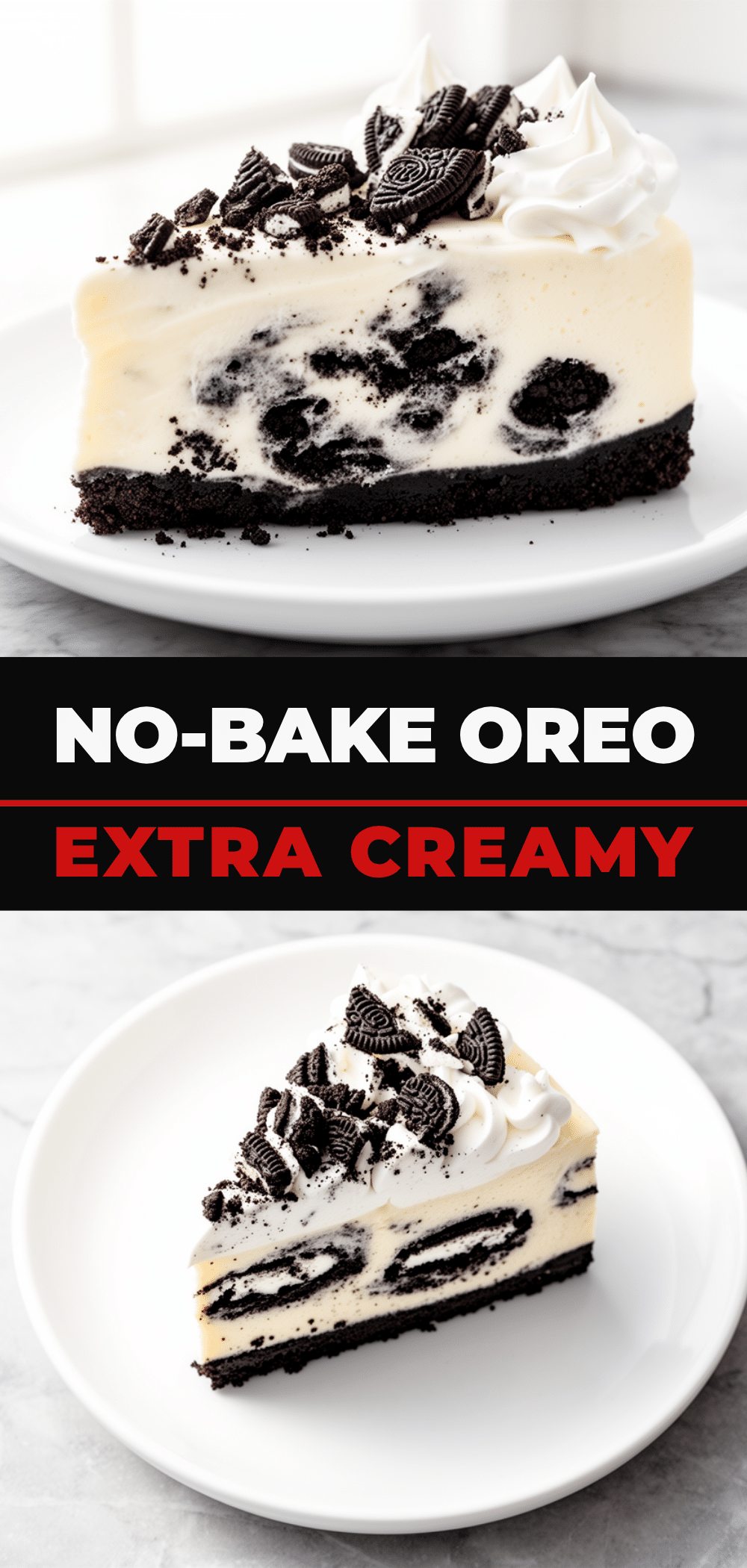 No-Bake Oreo Cheesecake Recipe Easy Extra-Creamy Dessert to Make on Repeat 5 no-bake Oreo cheesecake recipe