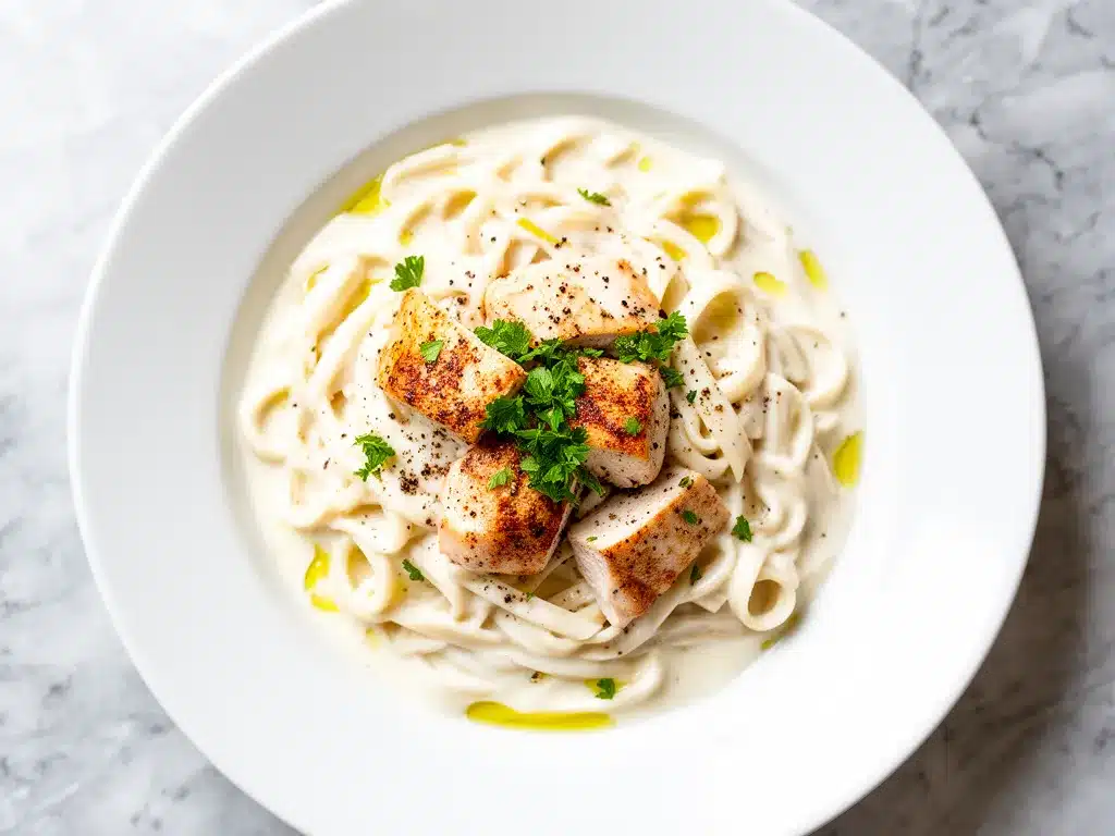One-Pot Creamy Chicken Alfredo: 30-Minute Weeknight Dinner 4 one-pot creamy chicken alfredo preparation steps