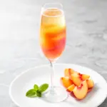 Peach Bellini recipe - featured image