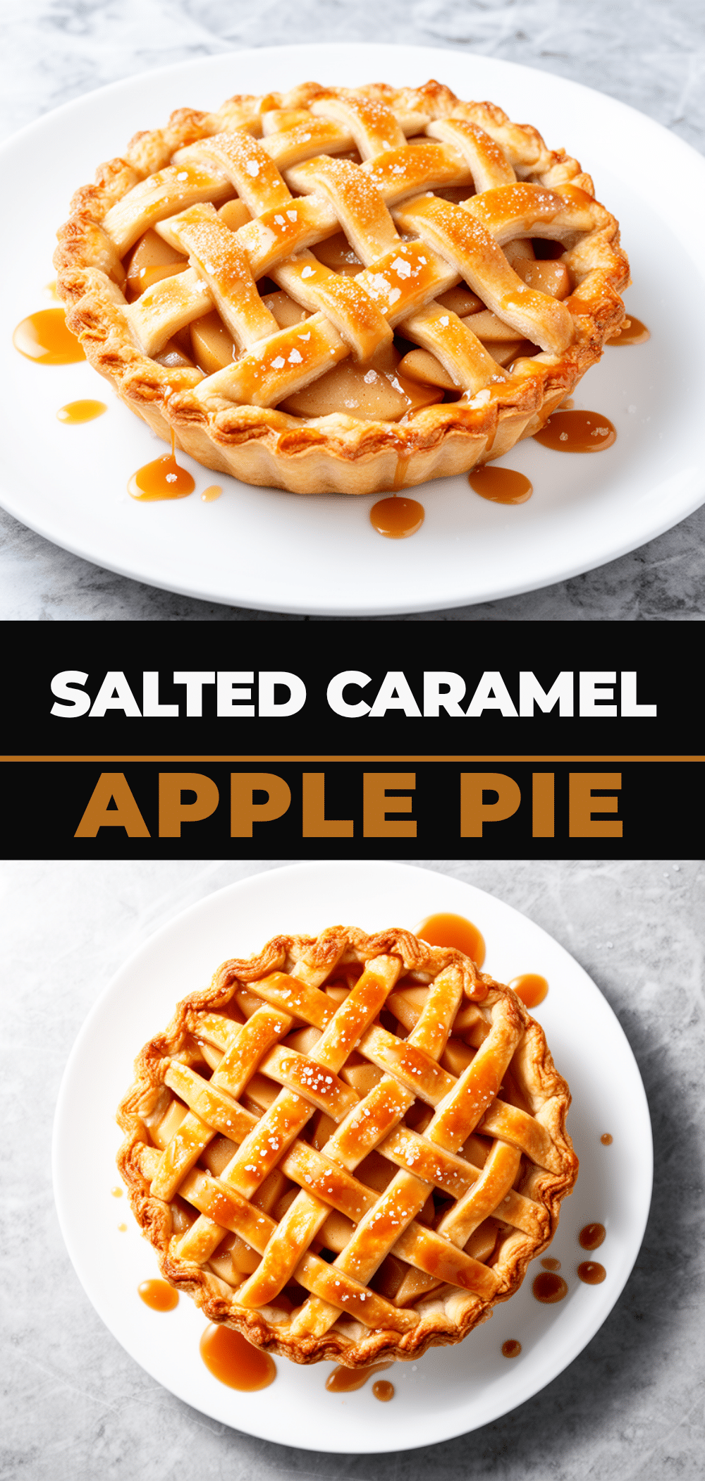 Salted Caramel Apple Pie Recipe with Easy Golden Lattice Crust Your Family Will Crave 5 salted caramel apple pie recipe