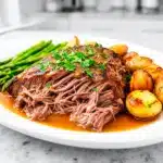 slow cooker mississippi pot roast - featured image