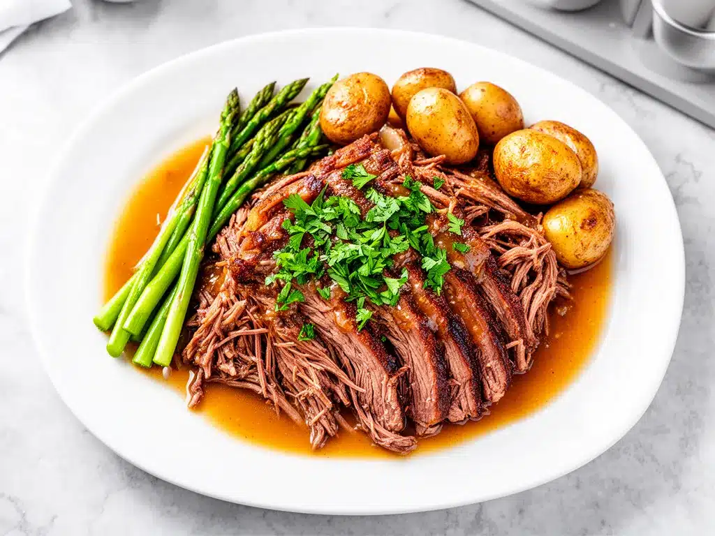 Slow Cooker Mississippi Pot Roast: 5-Ingredient Best Dinner 4 slow cooker mississippi pot roast preparation steps