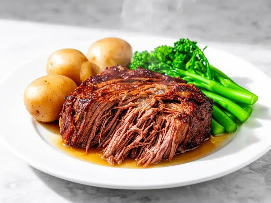 Slow Cooker Mississippi Pot Roast - featured image
