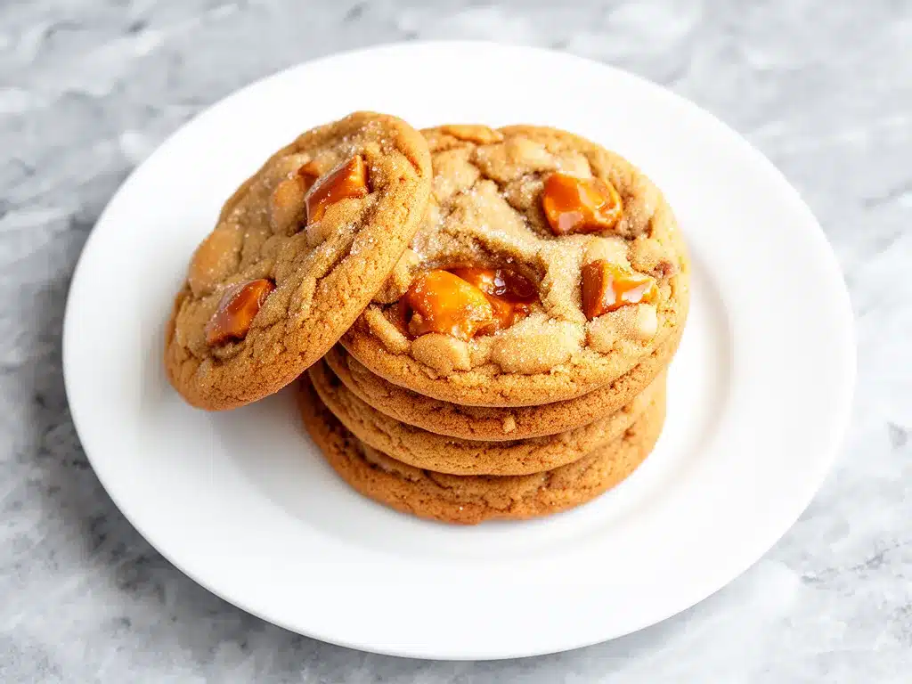 Soft Brown Butter Toffee Cookies Recipe Easy for Busy Weeknights 4 soft brown butter toffee cookies preparation steps