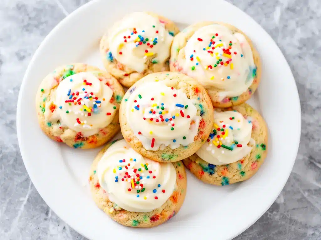 After-School Soft Frosted Funfetti Cookies Recipe Your Family Will Crave 4 soft frosted funfetti cookies preparation steps