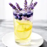 sparkling blueberry lavender lemonade - featured image