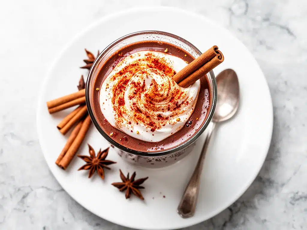 Spiced Mexican Hot Chocolate Recipe Easy Cozy Nights Drink 4 spiced mexican hot chocolate preparation steps