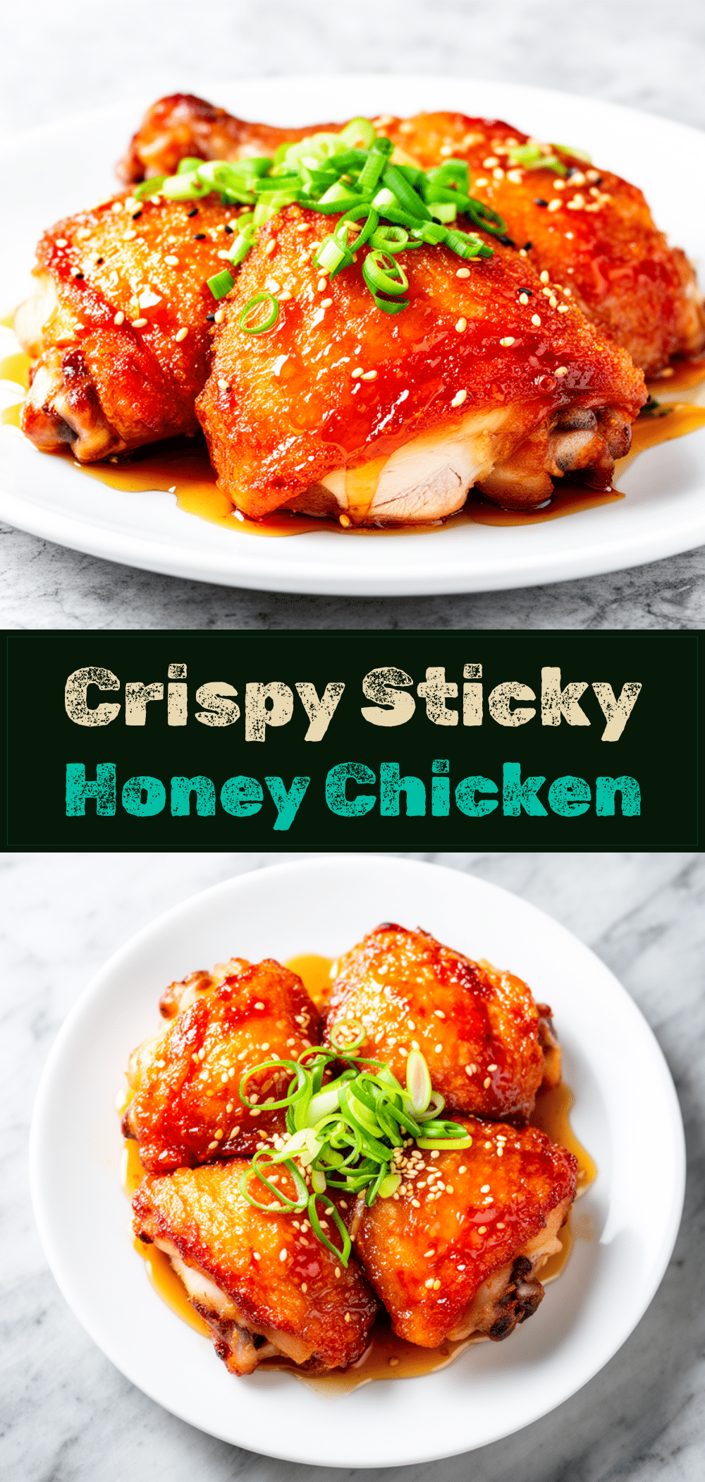 Sticky Honey Sriracha Chicken Thighs Recipe Easy 5-Ingredient Meal to Make on Repeat 5 sticky honey sriracha chicken thighs recipe