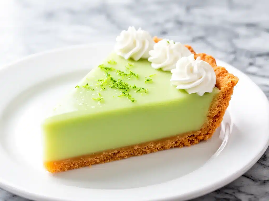tangy key lime pie - featured image
