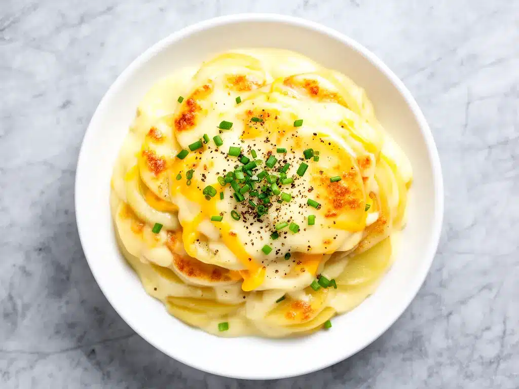 Ultra-Creamy Cheesy Scalloped Potatoes: Best Holiday Side 4 ultra-creamy cheesy scalloped potatoes preparation steps